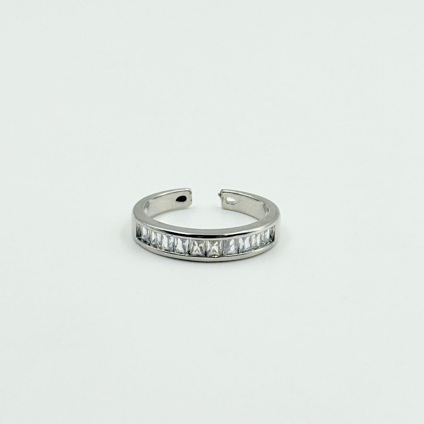 Adjustable Half Eternity Ring 18k Gold Plated