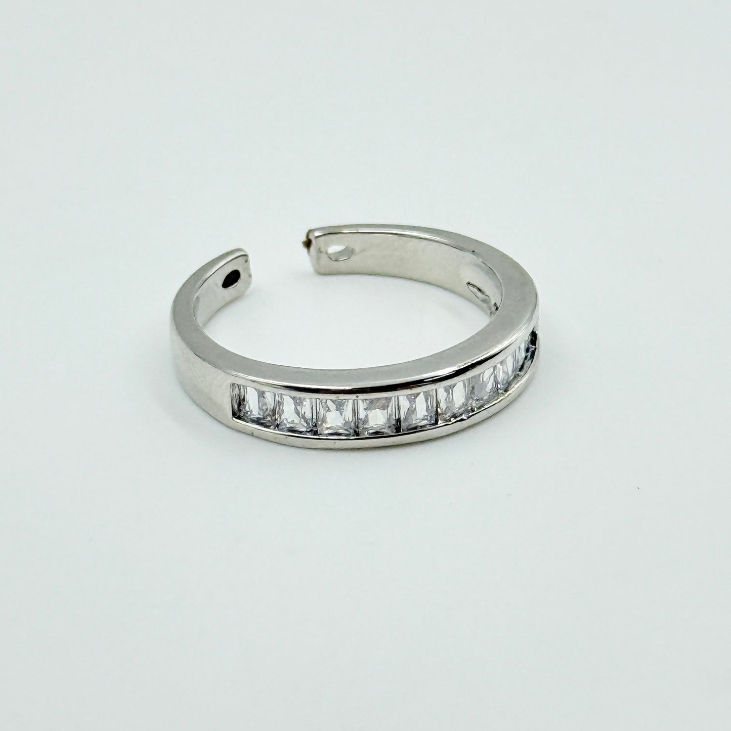 Adjustable Half Eternity Ring 18k Gold Plated