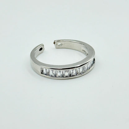 Adjustable Half Eternity Ring 18k Gold Plated