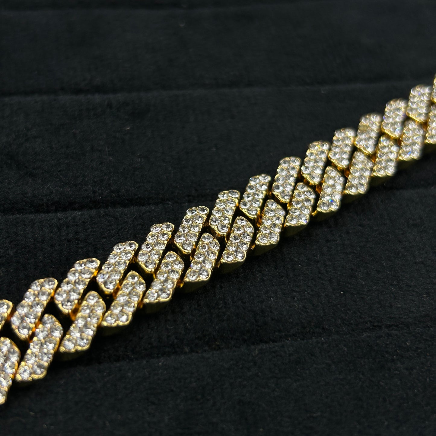 Men's Yellow Gold Plated Stainless Steel Bracelet