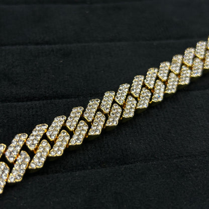 Men's Yellow Gold Plated Stainless Steel Bracelet