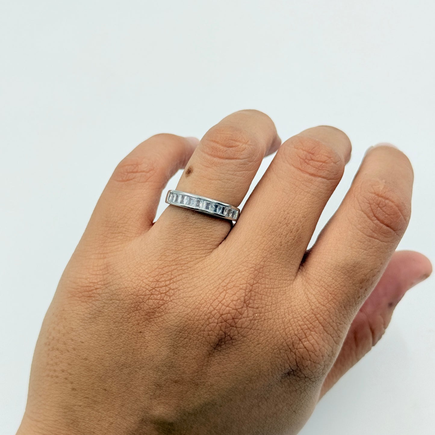 Adjustable Half Eternity Ring 18k Gold Plated