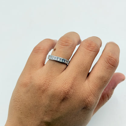 Adjustable Half Eternity Ring 18k Gold Plated