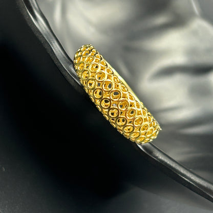 Yellow Gold - Jalli Ring