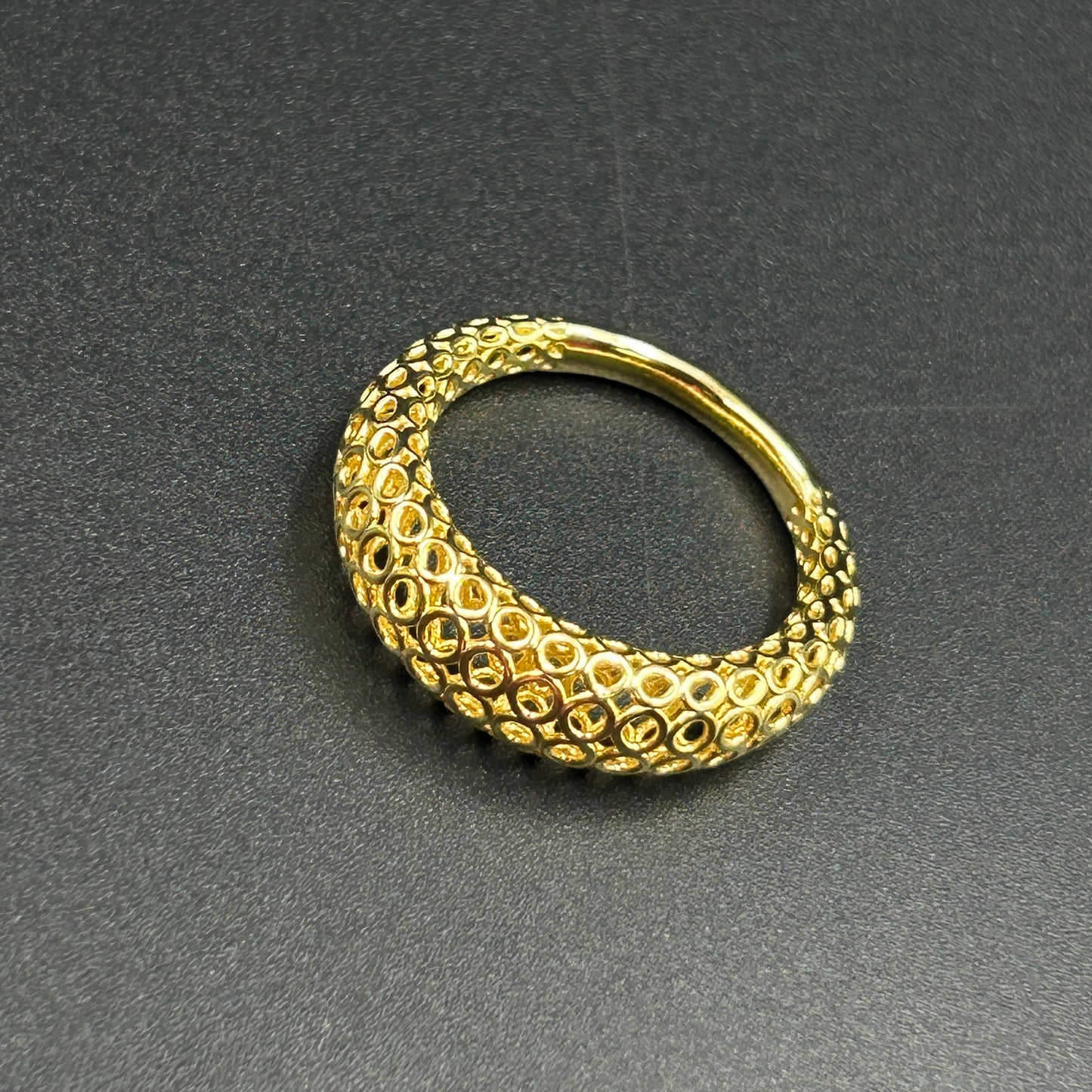 Yellow Gold - Jalli Ring