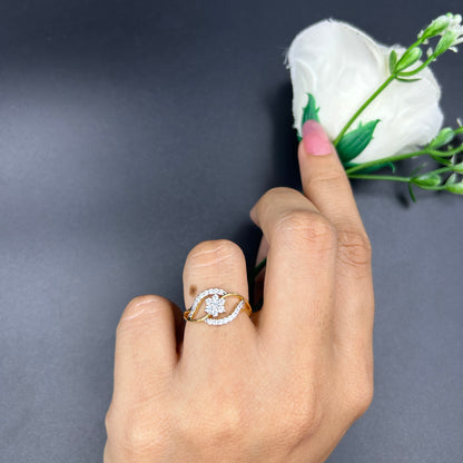 Minimal Flower Ring