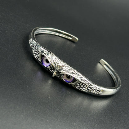 Women's OWL Kada - Silver Bracelet