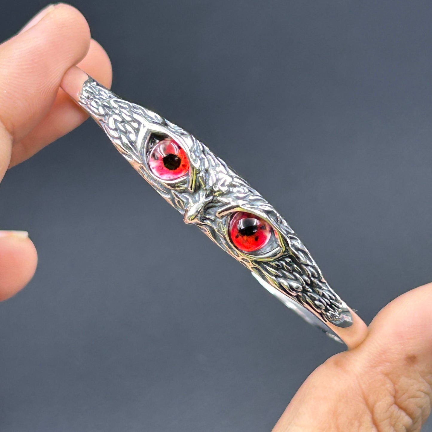 Women's OWL Kada - Silver Bracelet