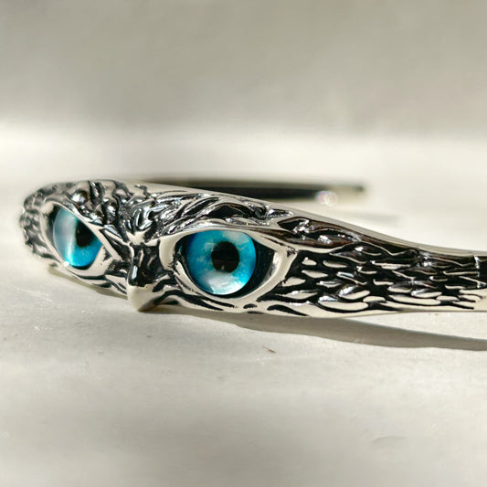 Women's OWL Kada - Silver Bracelet