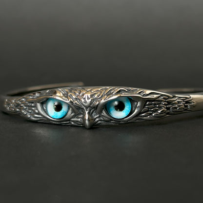 Women's OWL Kada - Silver Bracelet