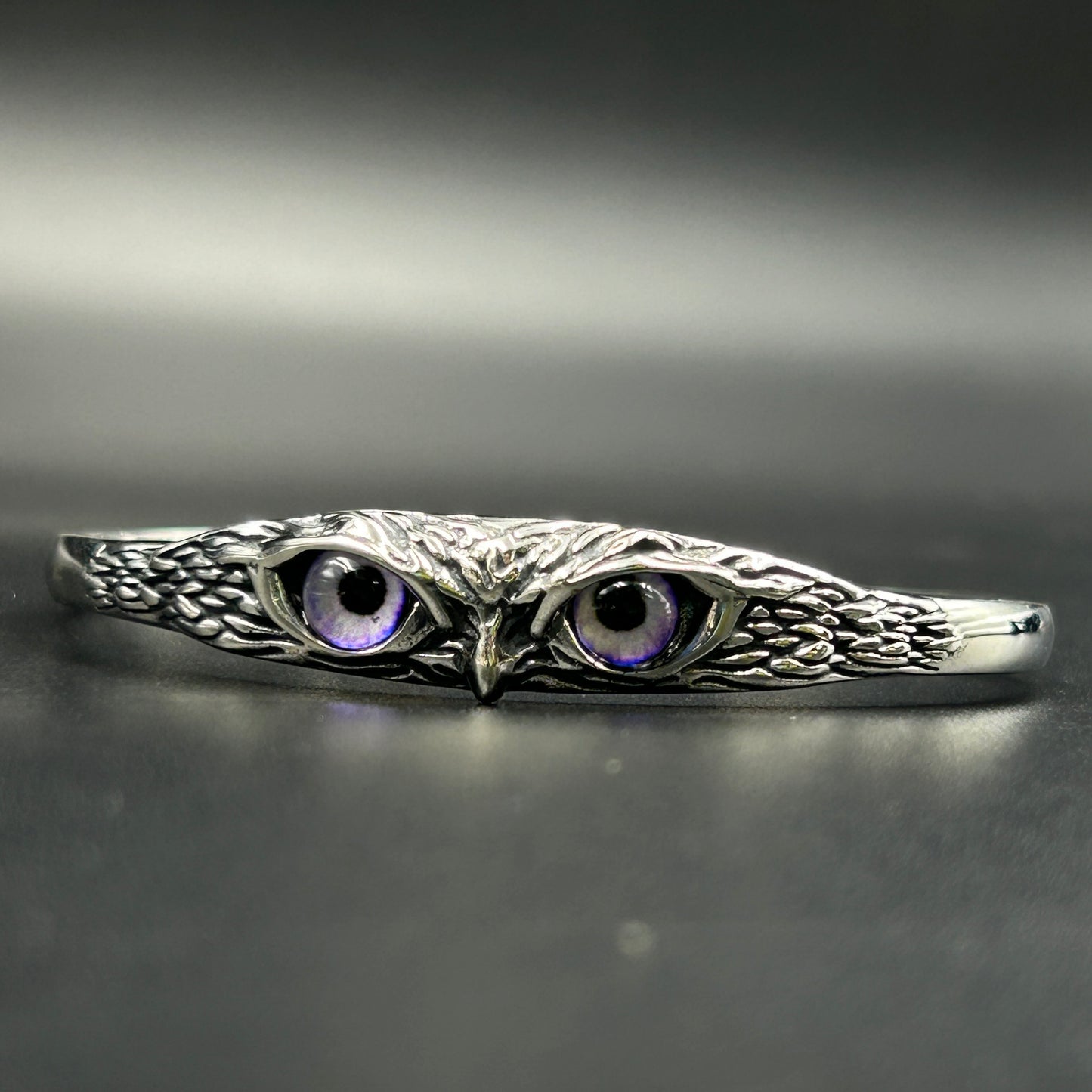 Women's OWL Kada - Silver Bracelet