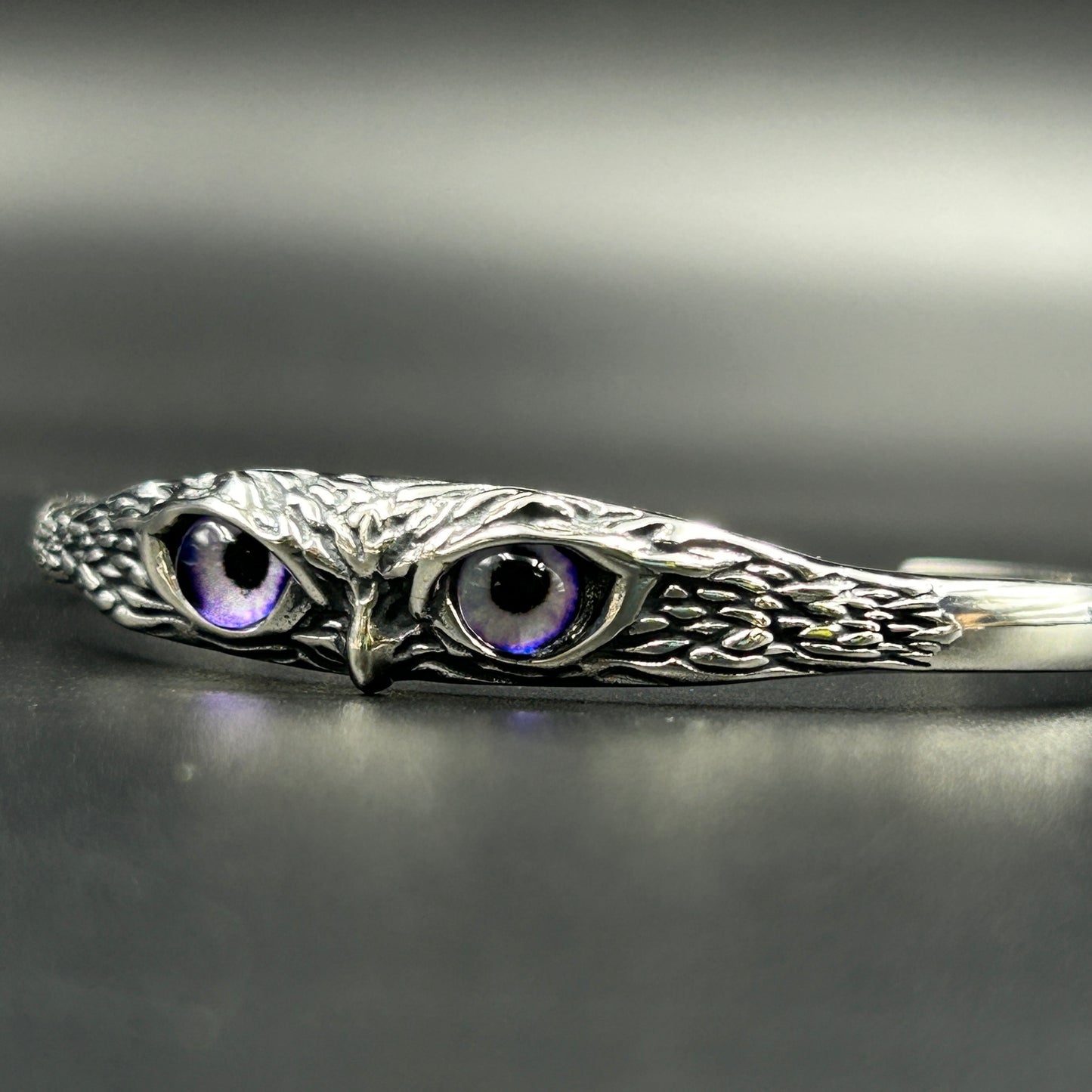 Women's OWL Kada - Silver Bracelet