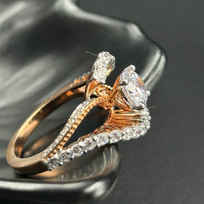 Rose Gold FAN Ring