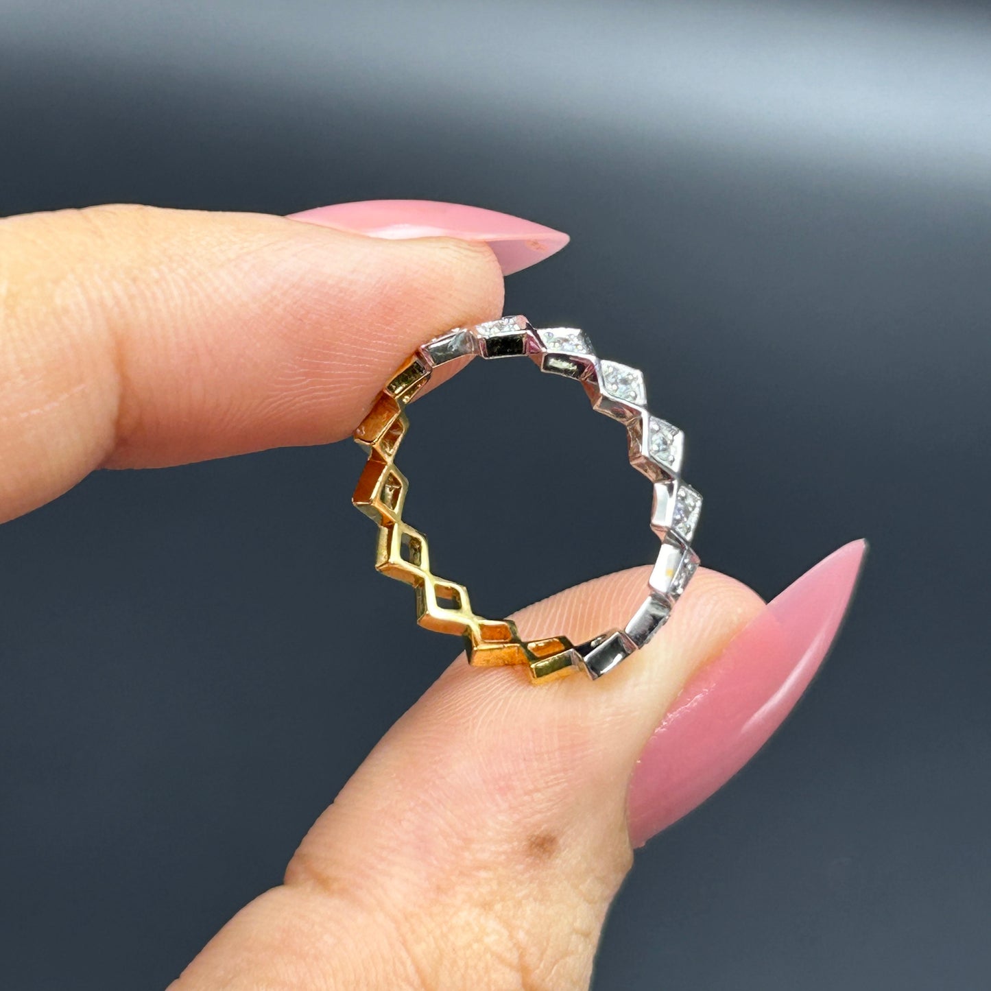 Two Ways Wearable Ring - Two Tone