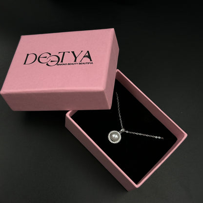 18k Gold Plated Women's Minimal Pearl Pendant