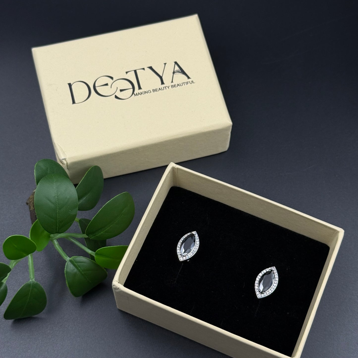 Unique Black Diamond Men's Cufflink