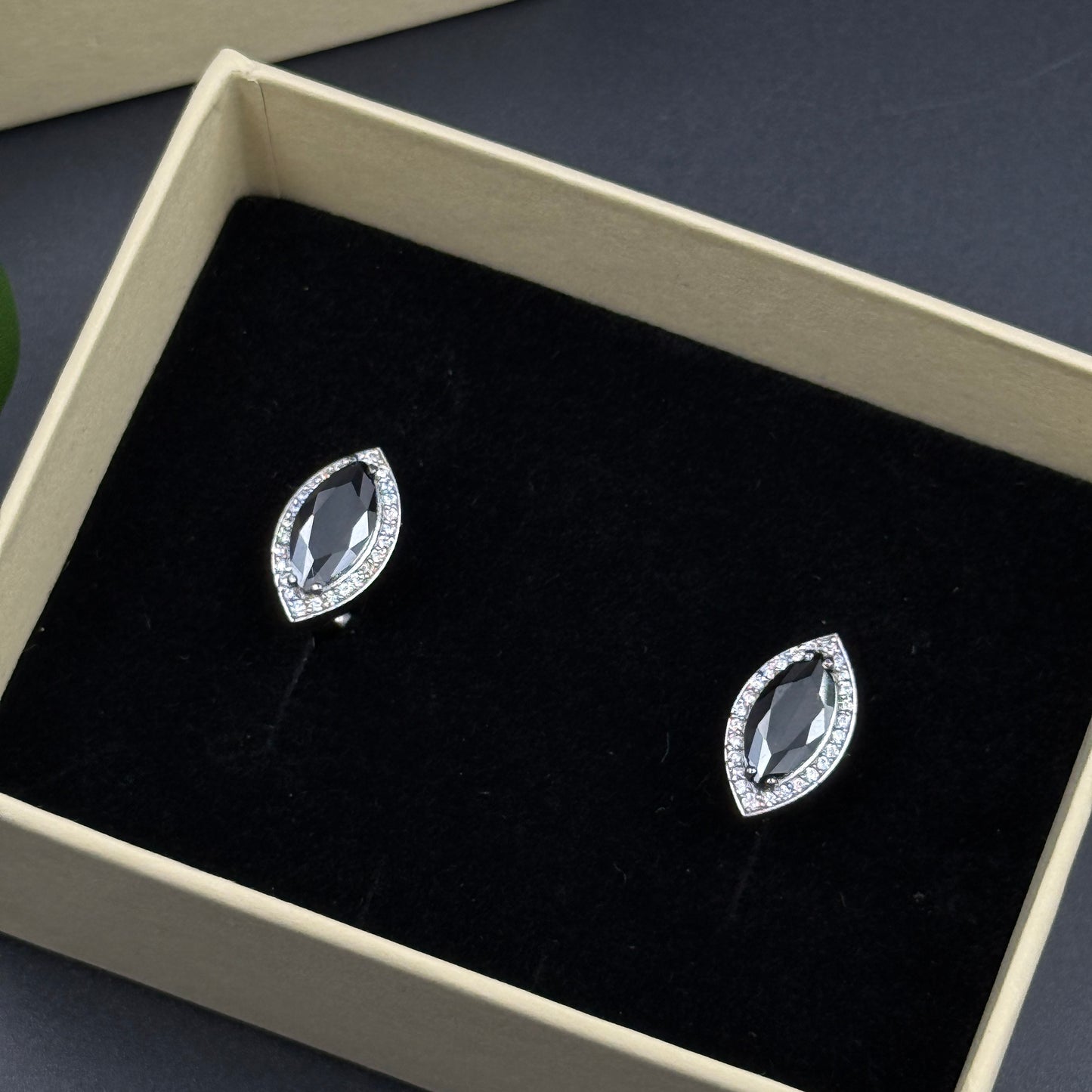 Unique Black Diamond Men's Cufflink