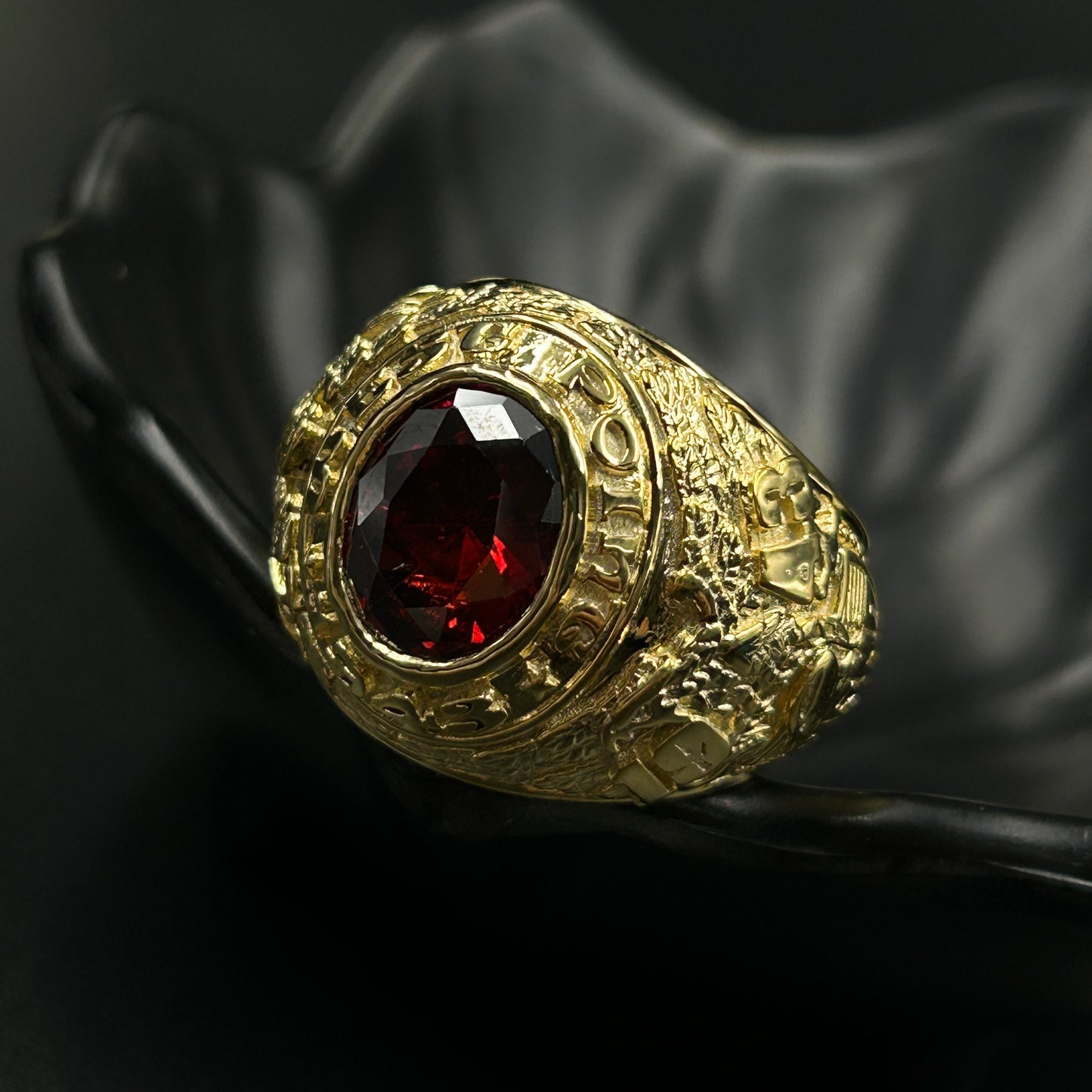 Red Garnet Men's Ring