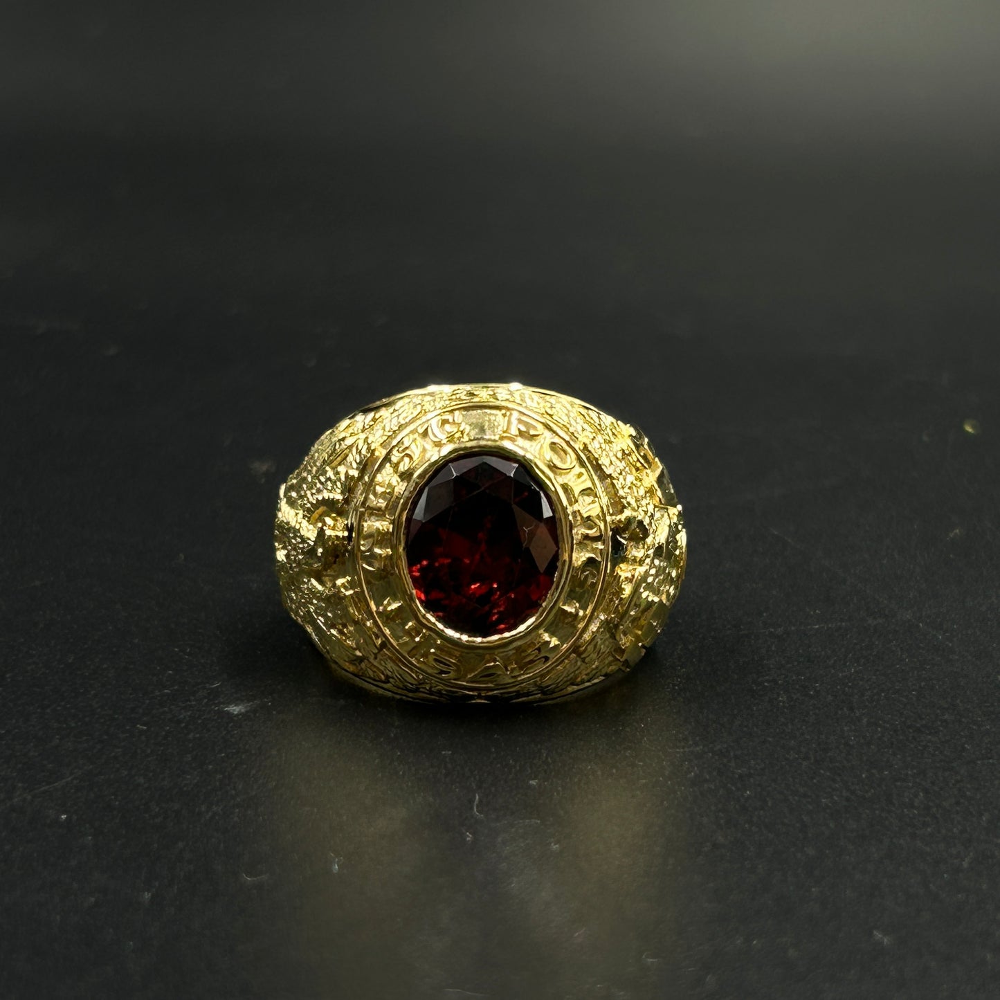 Red Garnet Men's Ring