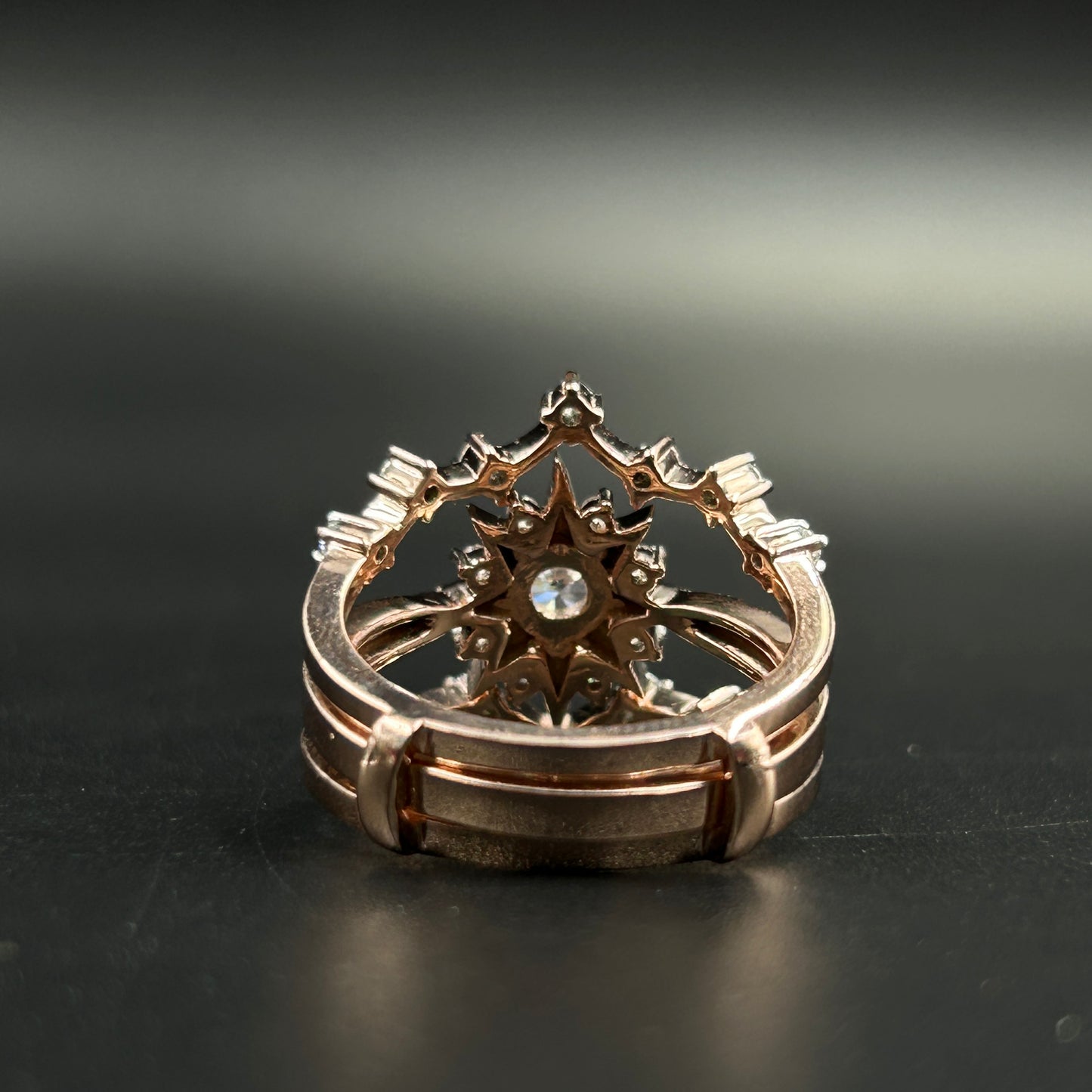 Rose Gold Enhancer Ring Set