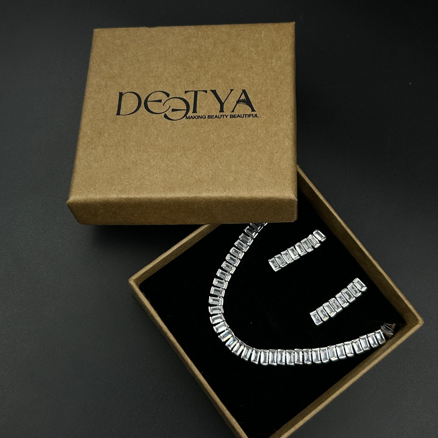 Baguette Diamond Necklace For Women