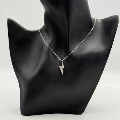 18k Gold Plated Women's Minimal Thunder Pendant