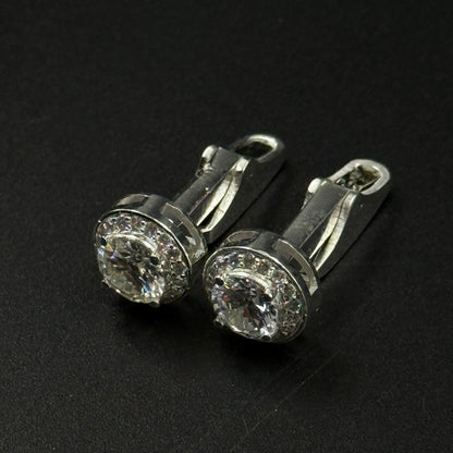 Men's Diamond Cufflink - 925 Sterling Silver