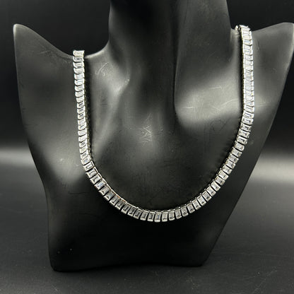 Baguette Diamond Necklace For Women