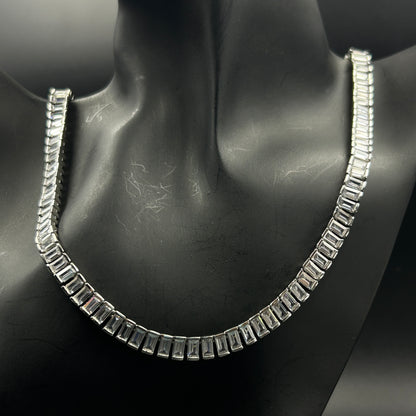 Baguette Diamond Necklace For Women