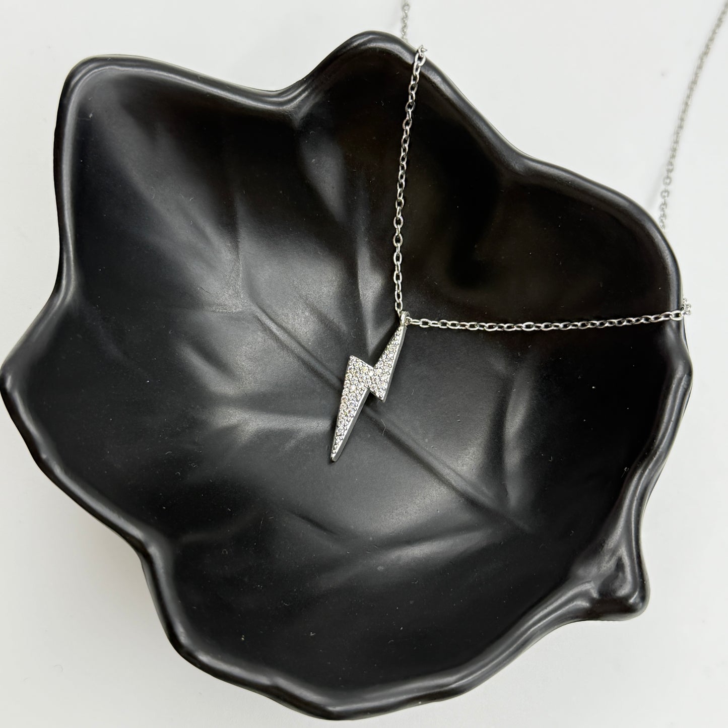 18k Gold Plated Women's Minimal Thunder Pendant