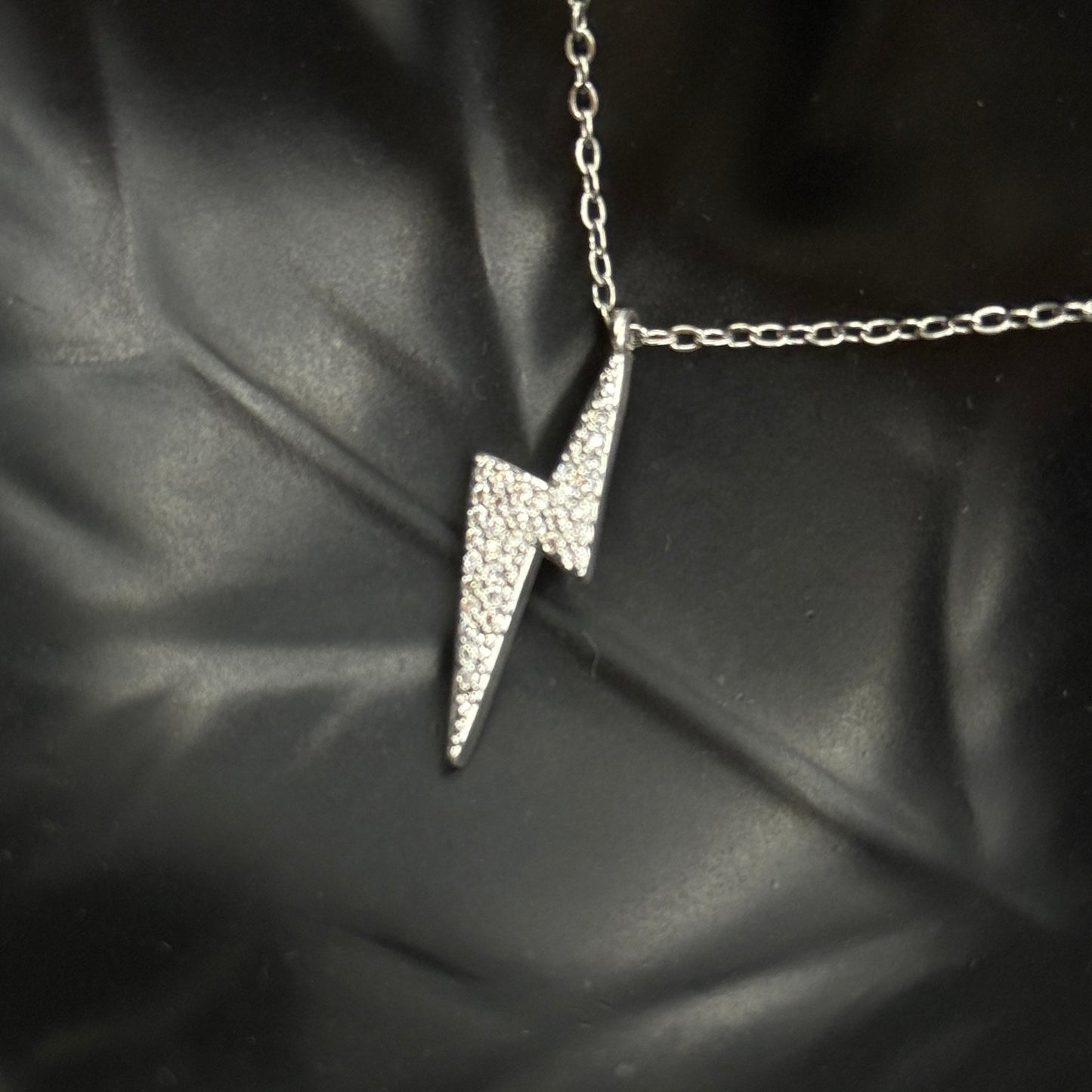 18k Gold Plated Women's Minimal Thunder Pendant