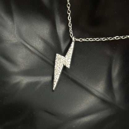 18k Gold Plated Women's Minimal Thunder Pendant