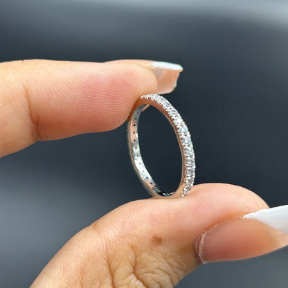 Minimal Diamond Eternity Ring