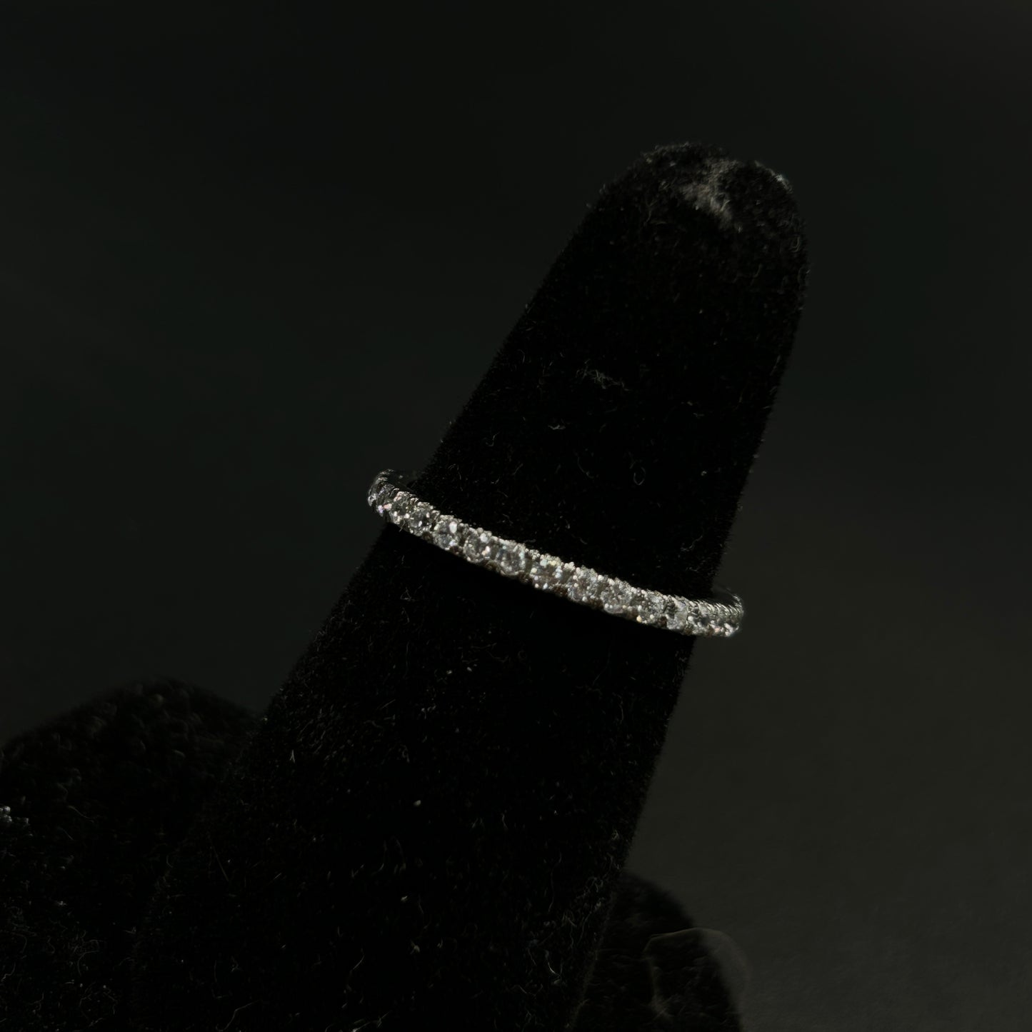 Minimal Diamond Eternity Ring