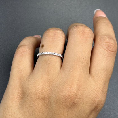 Minimal Diamond Eternity Ring