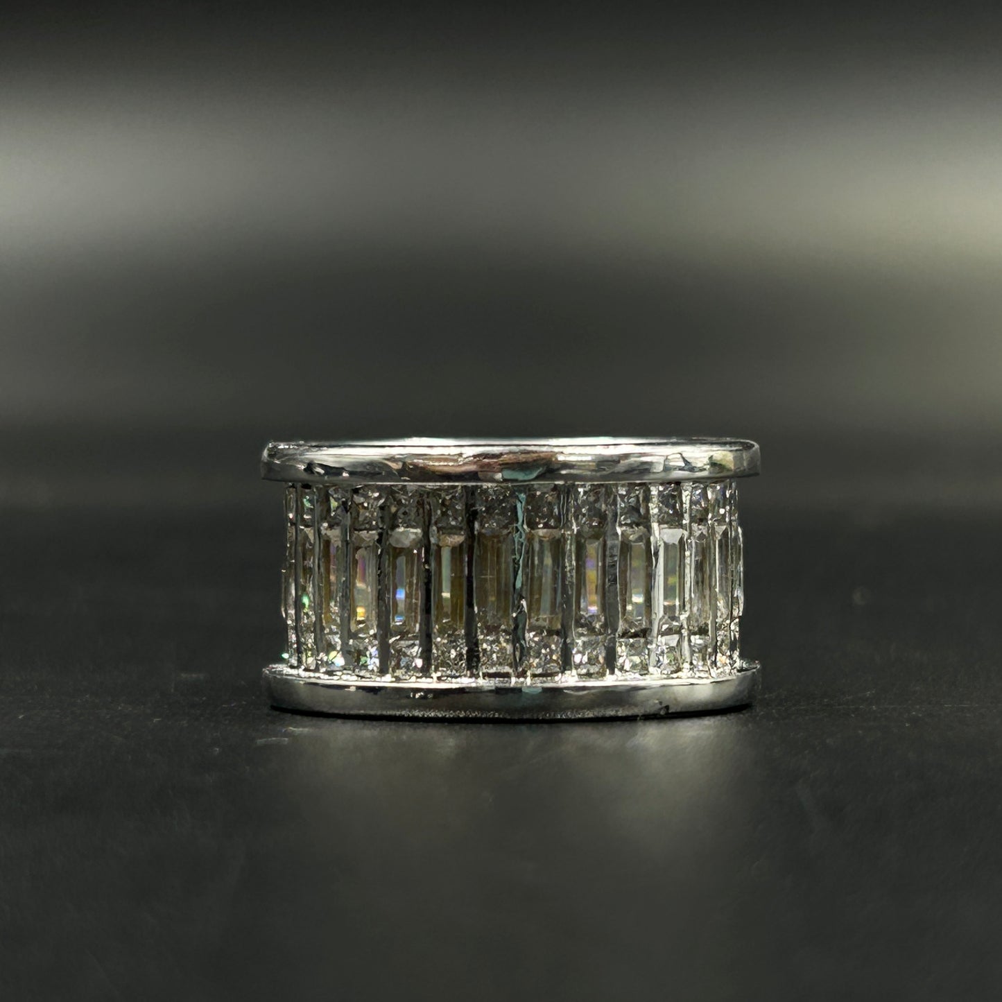 Cocktail Baguette Eternity ring