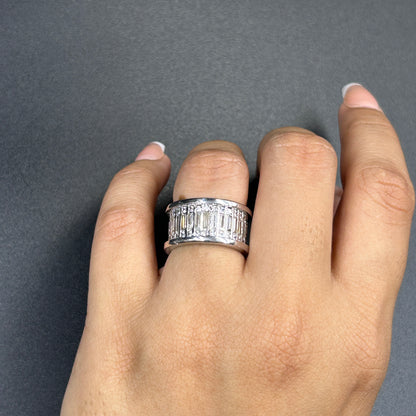 Cocktail Baguette Eternity ring