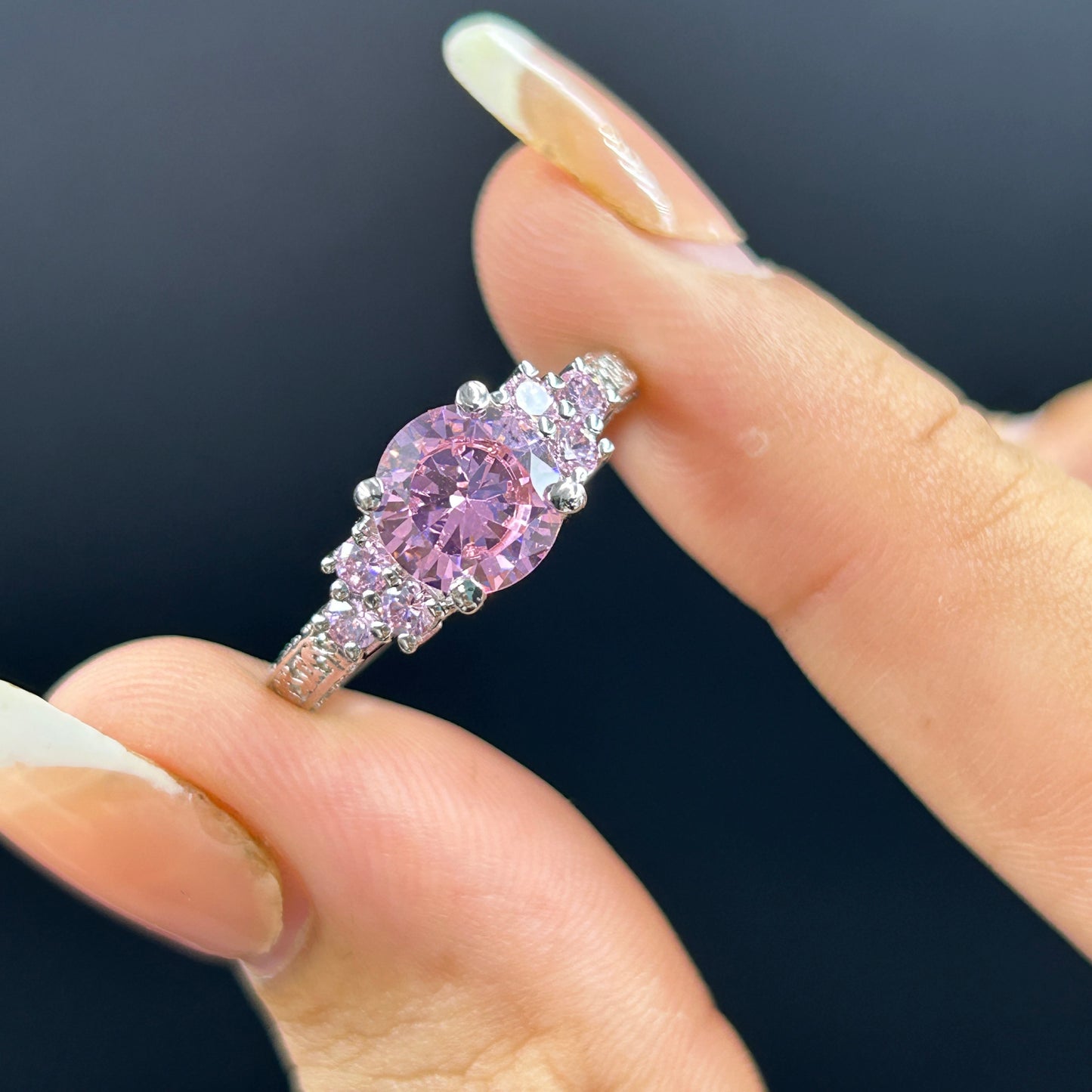 Pink Sapphire Women's Ring