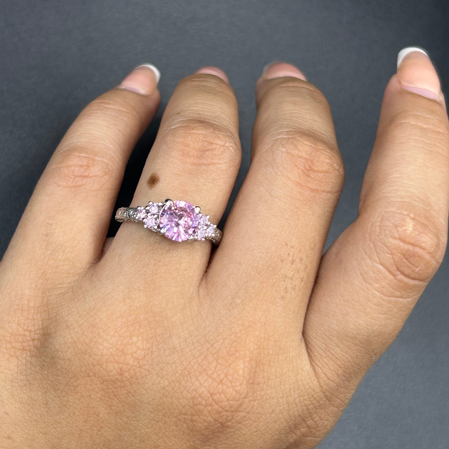 Pink Sapphire Women's Ring
