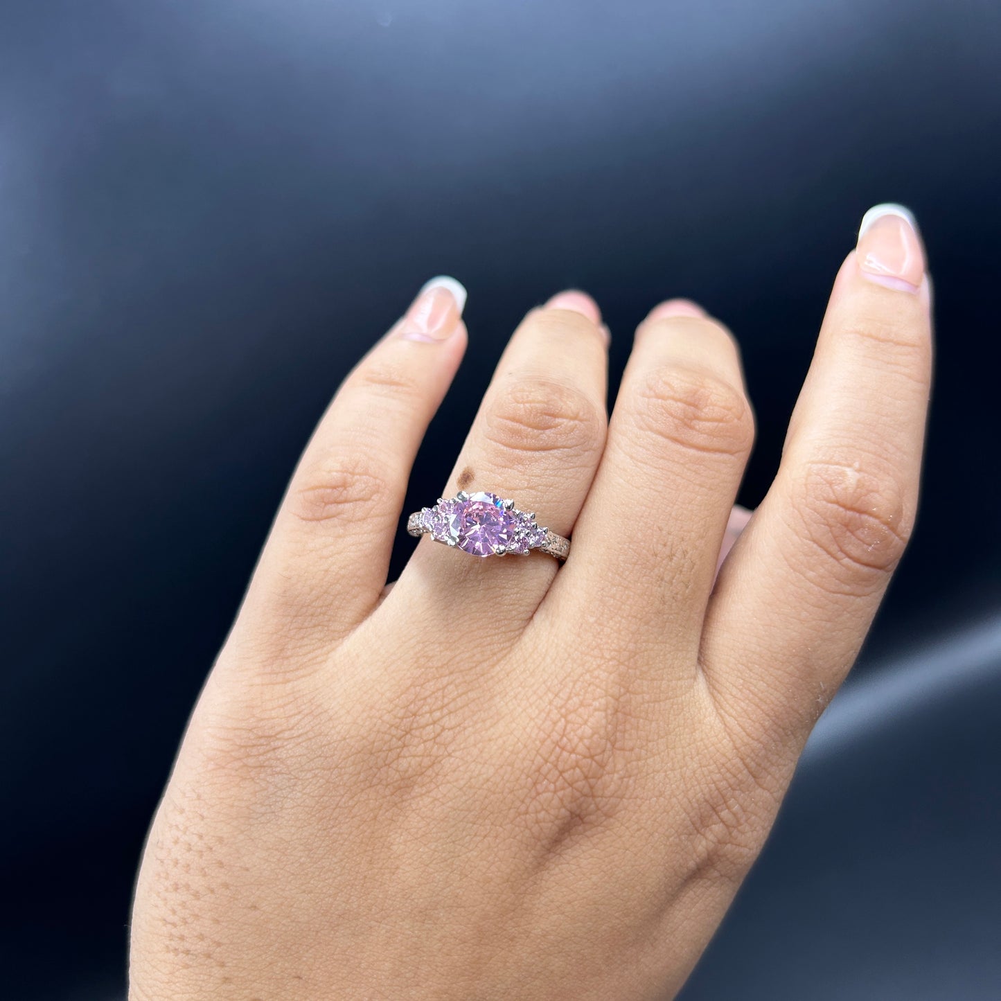 Pink Sapphire Women's Ring