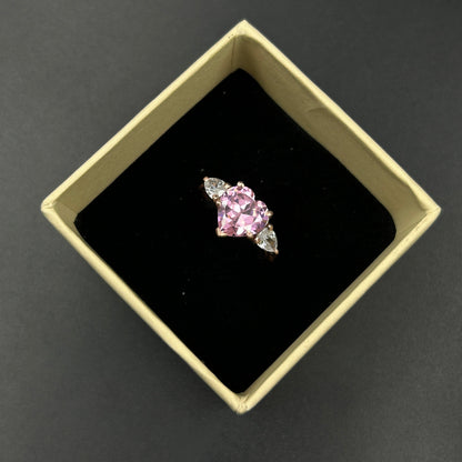 Women's Pink Heart Ring