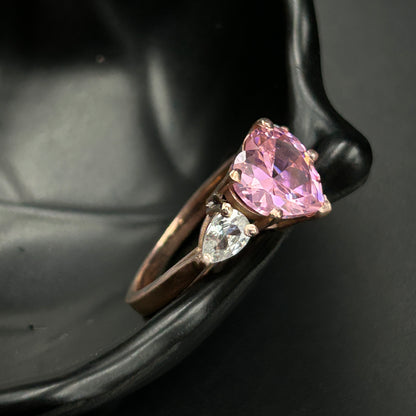 Women's Pink Heart Ring