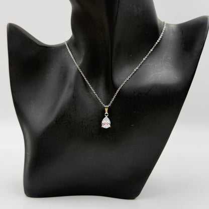 18k Gold Plated Women's Minimal Pendant Tear Drop