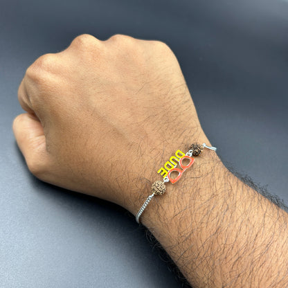 92.5 Silver Rakhi - DUDE Rakhi