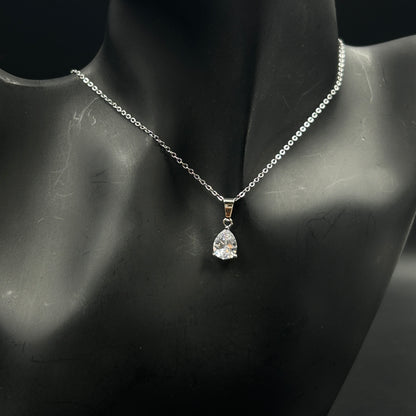 18k Gold Plated Women's Minimal Pendant Tear Drop