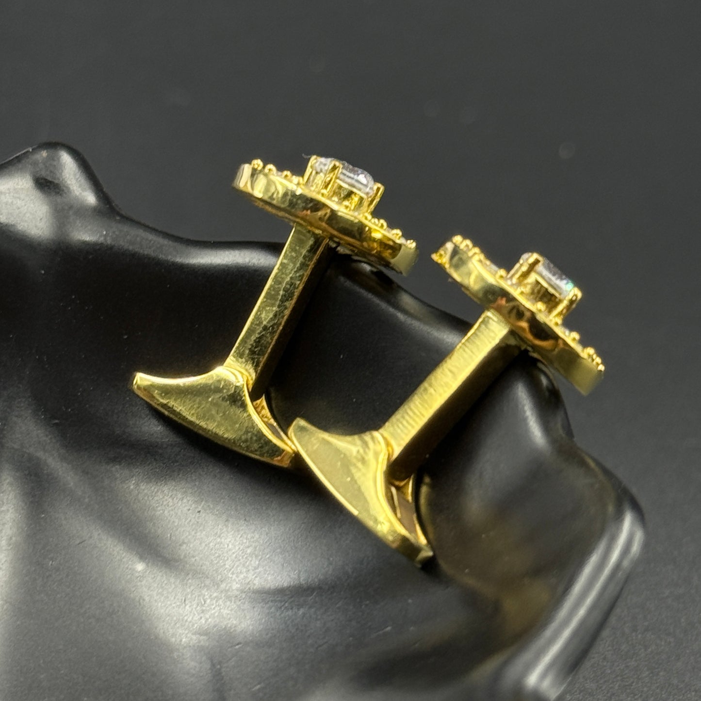 Crystal Cufflinks for Men Wedding Gift