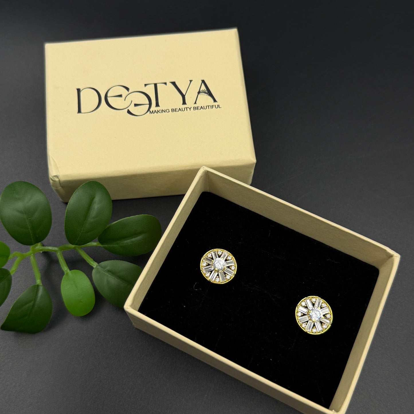 Crystal Cufflinks for Men Wedding Gift