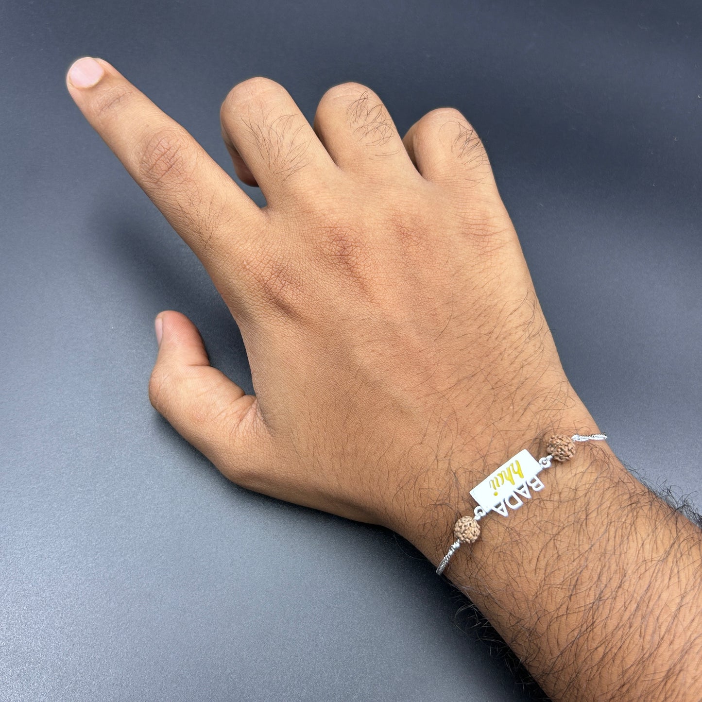 BADA BHAI Rakhi - Silver Rakhi
