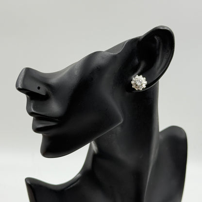 Pure Silver 2 in 1 Earrings - Stud Earrings, Flower Earrings for Women
