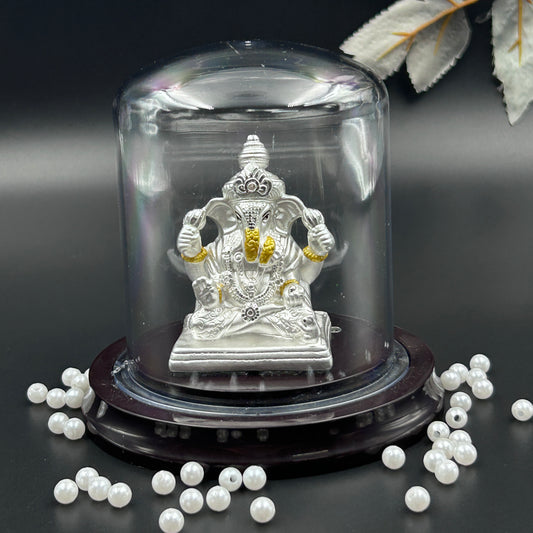 Ganpanti Bappa Pure 999 Silver Murti